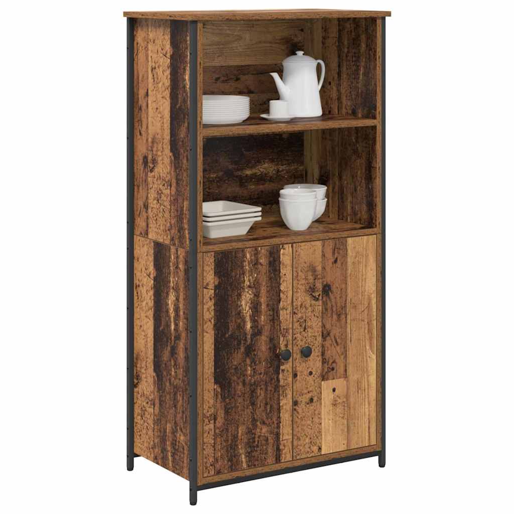 Highboard Gammelt træ 62 x 36 x 121,5 cm Konstrueret træ