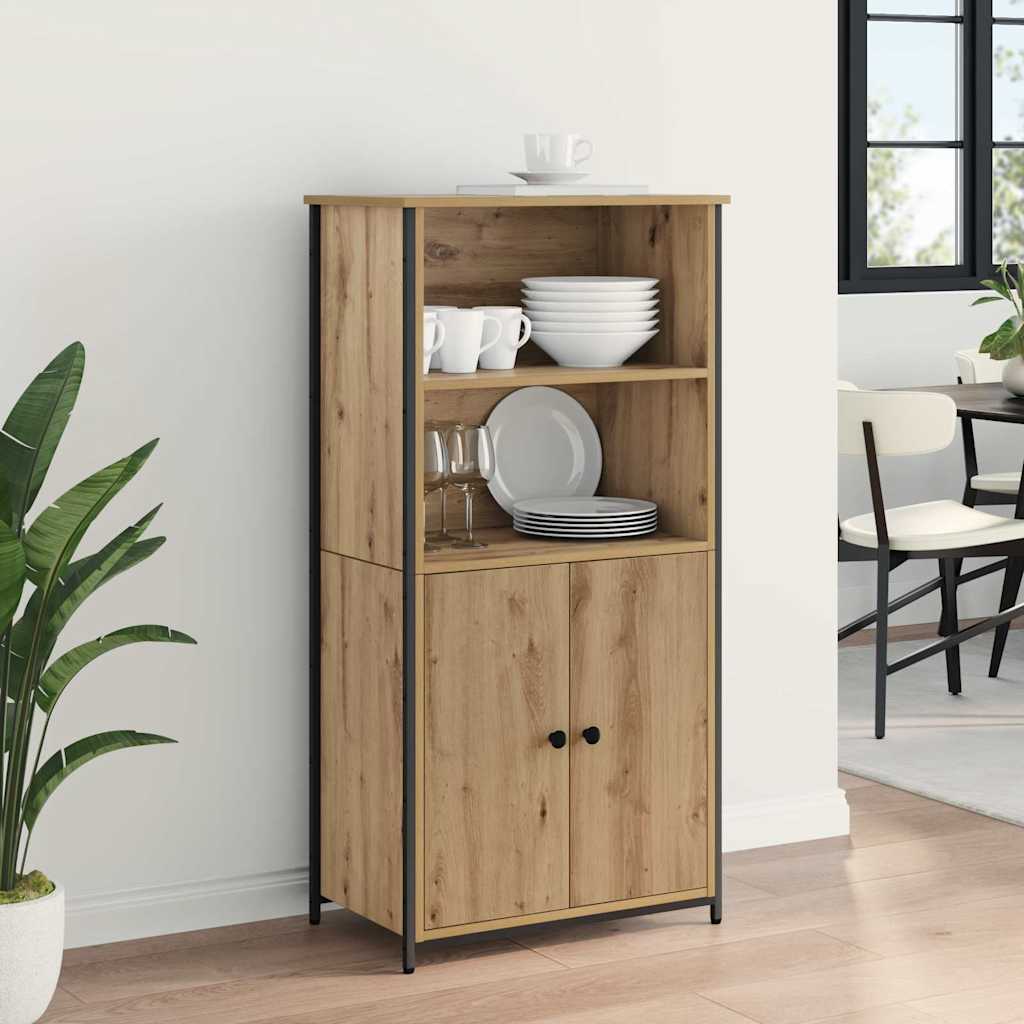 Highboard Artisan Egetræ 62 x 36 x 121,5 cm Konstrueret træ