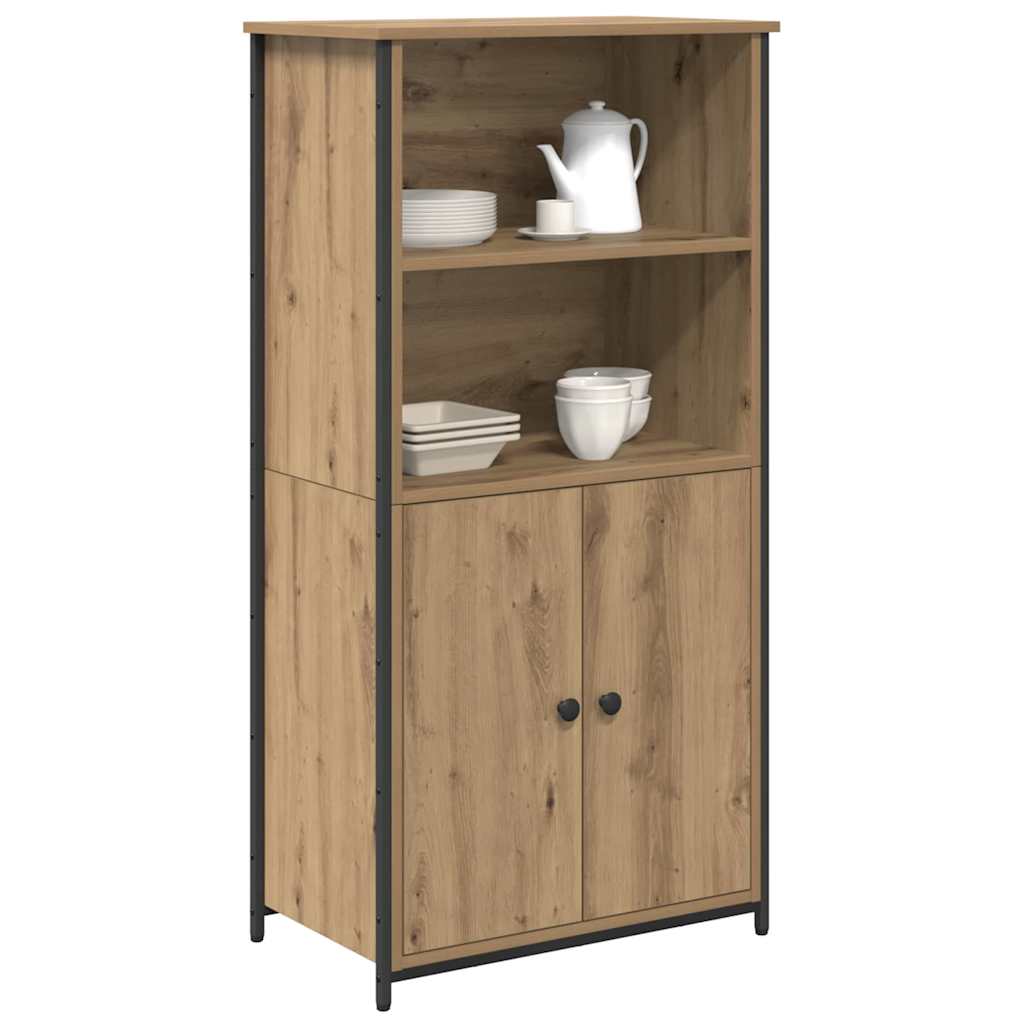 Highboard Artisan Egetræ 62 x 36 x 121,5 cm Konstrueret træ