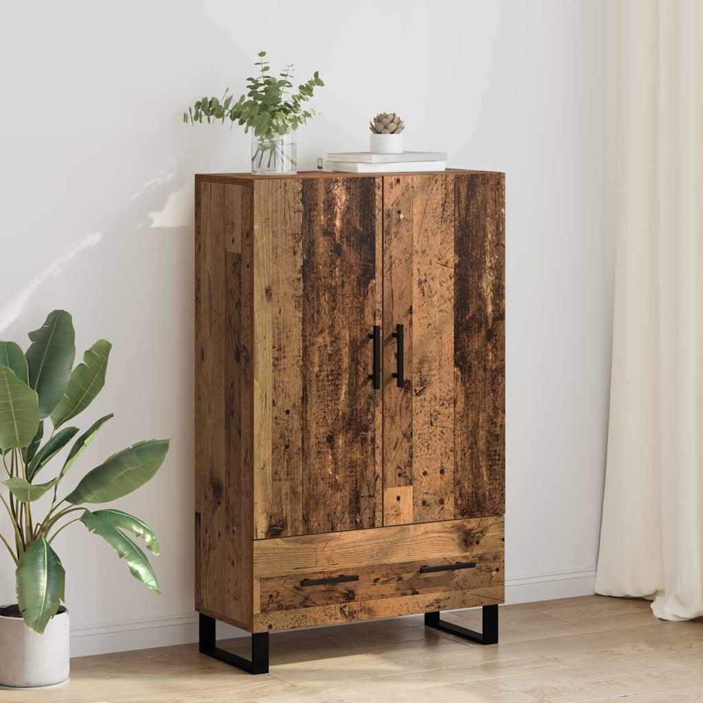 Highboard Gammelt træ 69,5 x 30 x 115 cm Konstrueret træ