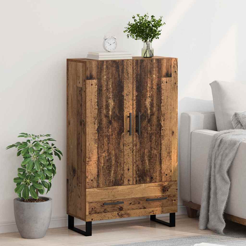 Highboard Gammelt træ 69,5 x 30 x 115 cm Konstrueret træ