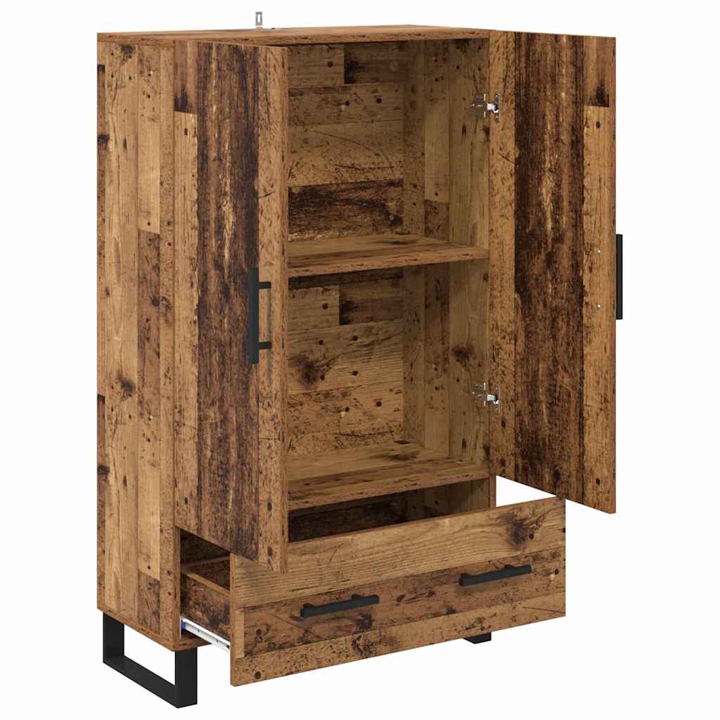 Highboard Gammelt træ 69,5 x 30 x 115 cm Konstrueret træ