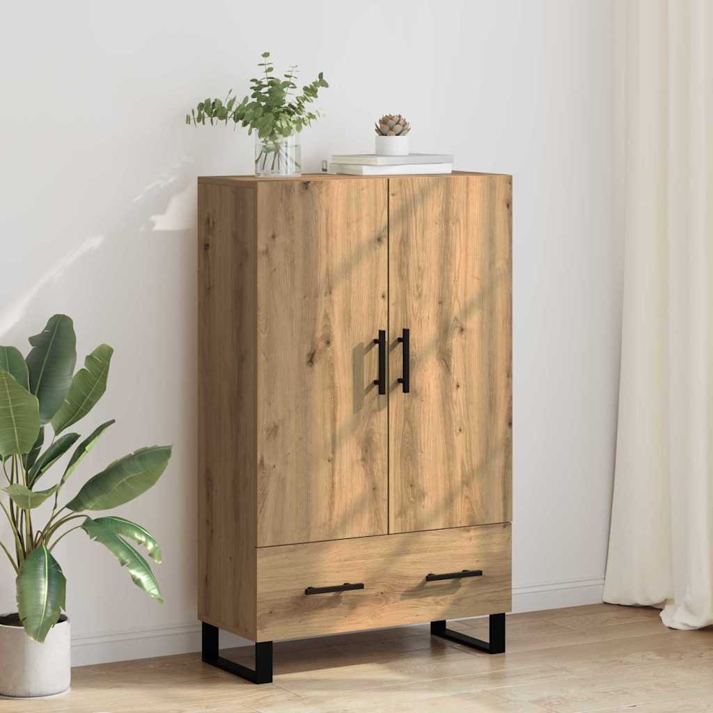 Highboard Artisan Egetræ 69,5 x 30 x 115 cm Konstrueret træ