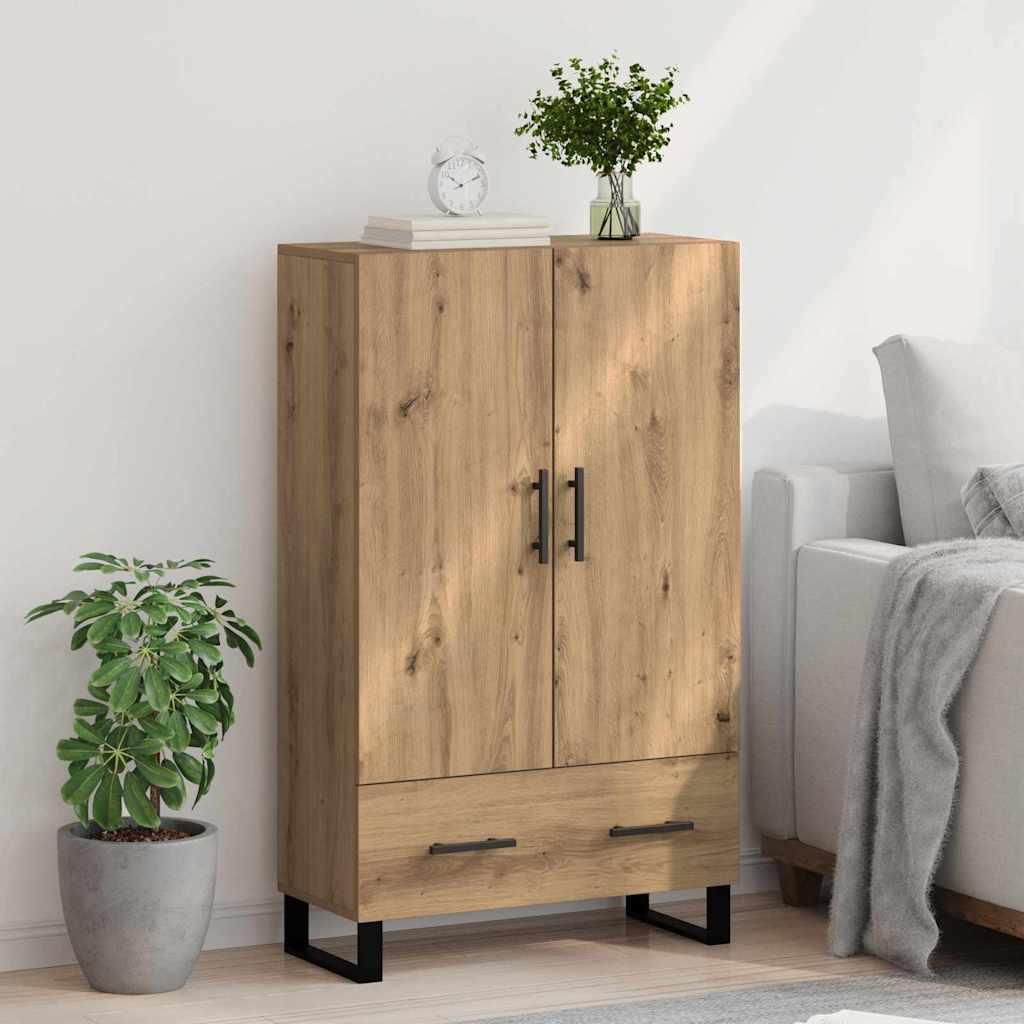 Highboard Artisan Egetræ 69,5 x 30 x 115 cm Konstrueret træ