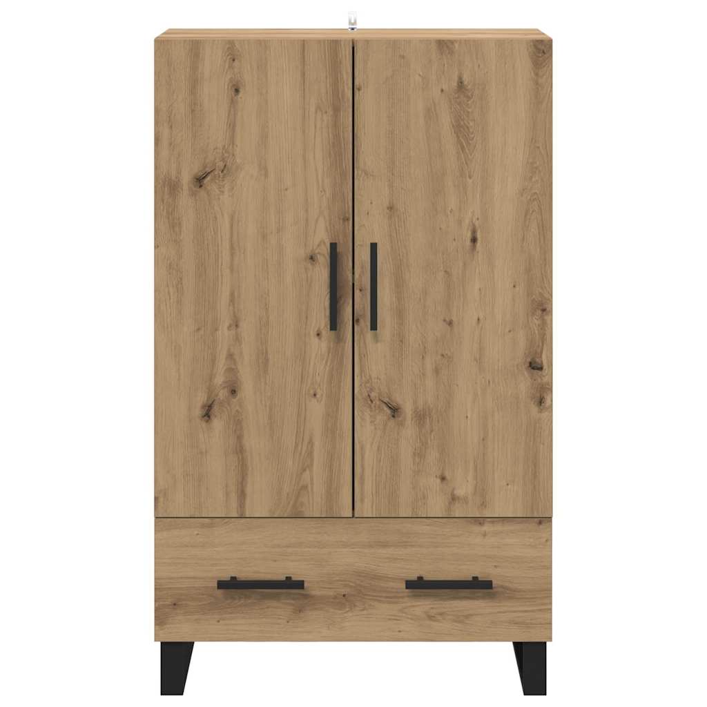 Highboard Artisan Egetræ 69,5 x 30 x 115 cm Konstrueret træ