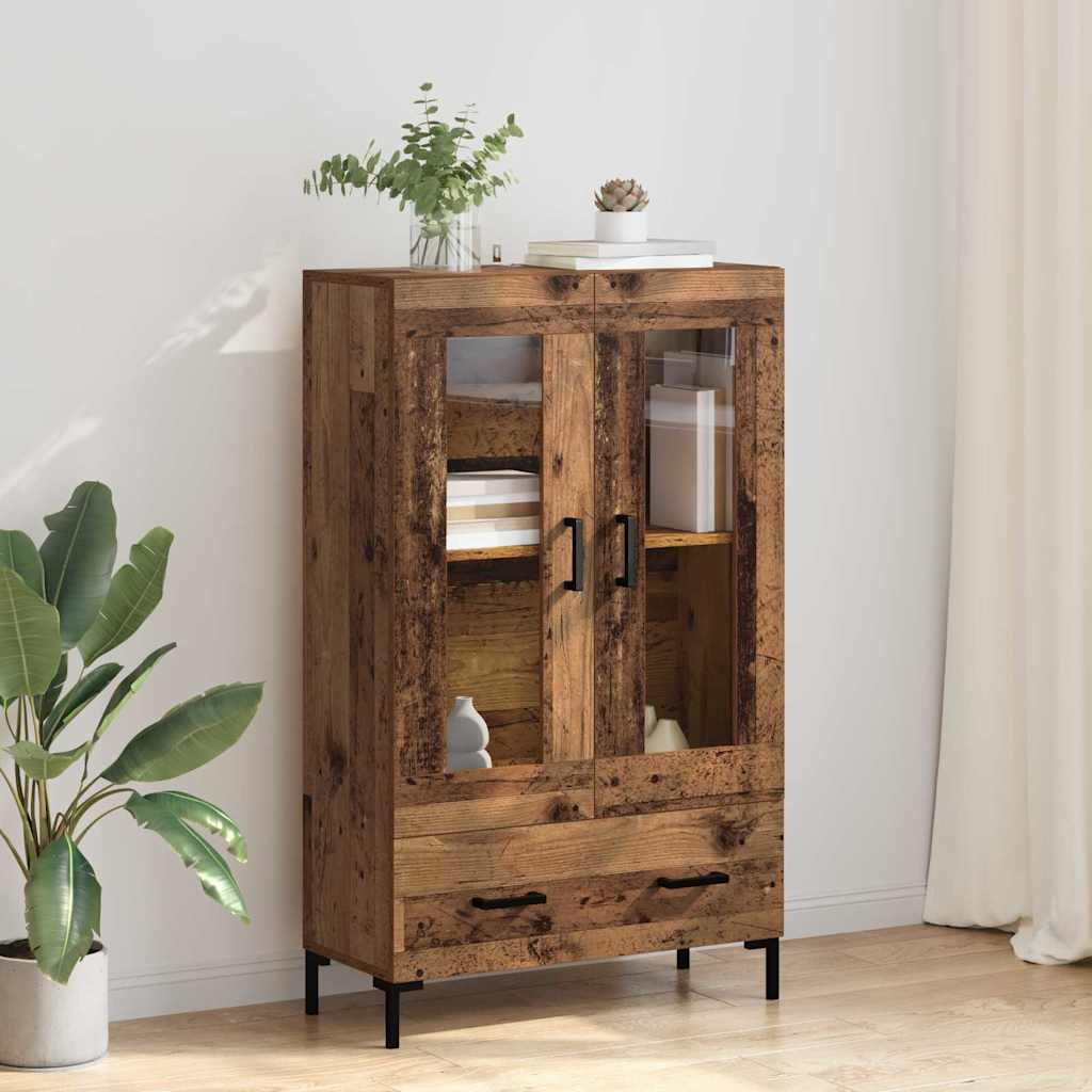 Highboard Gammelt træ 69,5 x 31 x 115 cm Konstrueret træ