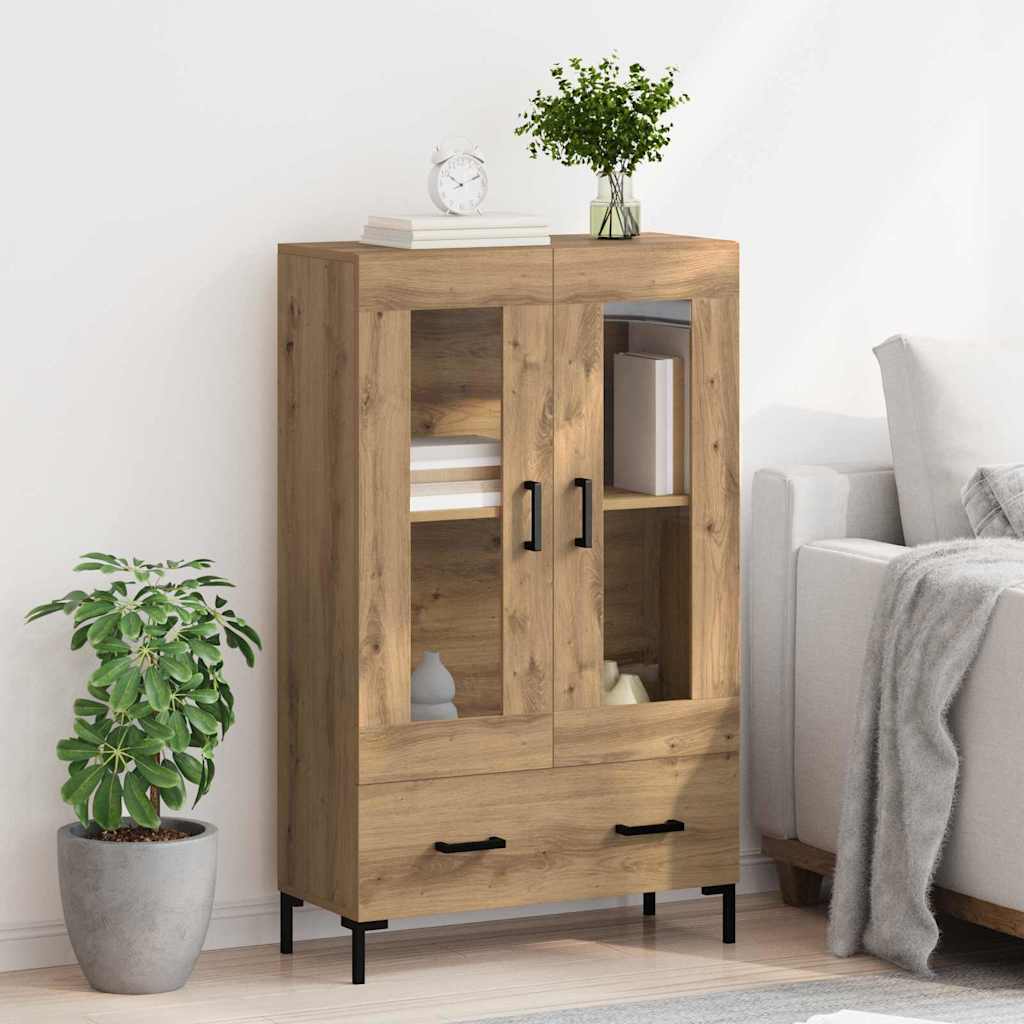 Highboard Artisan Egetræ 69,5 x 31 x 115 cm Konstrueret træ