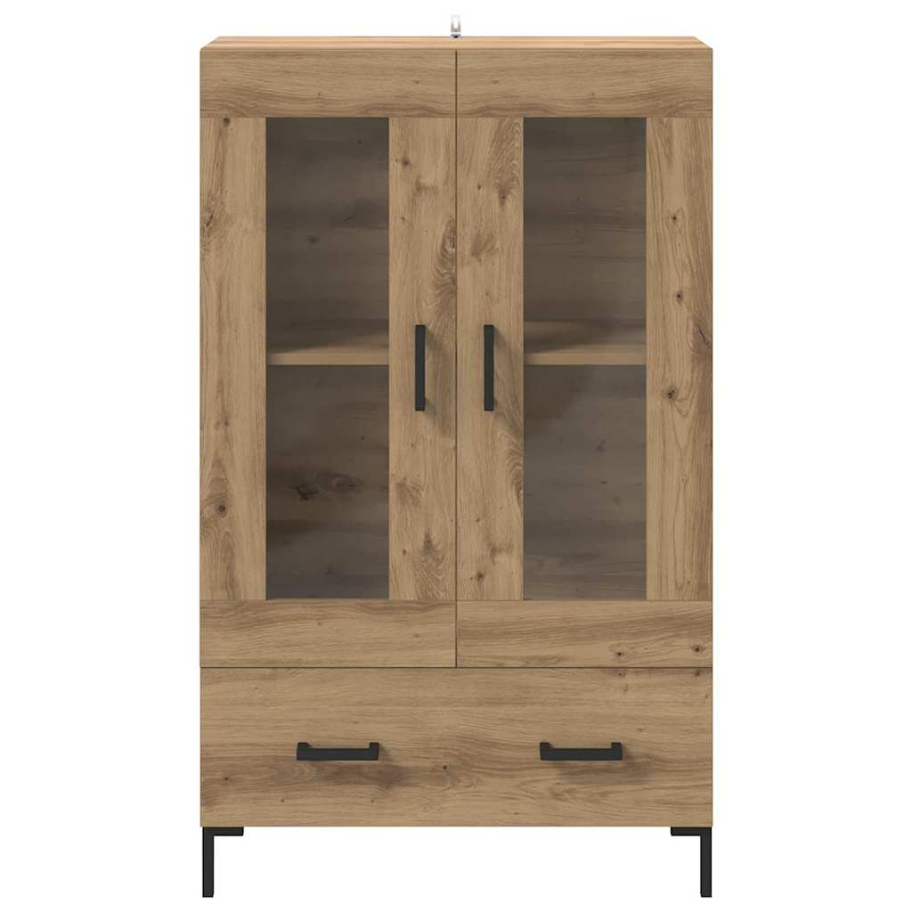 Highboard Artisan Egetræ 69,5 x 31 x 115 cm Konstrueret træ