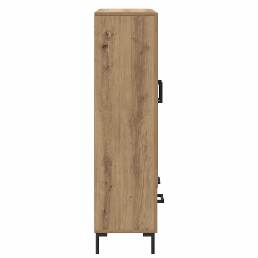 Highboard Artisan Egetræ 69,5 x 31 x 115 cm Konstrueret træ
