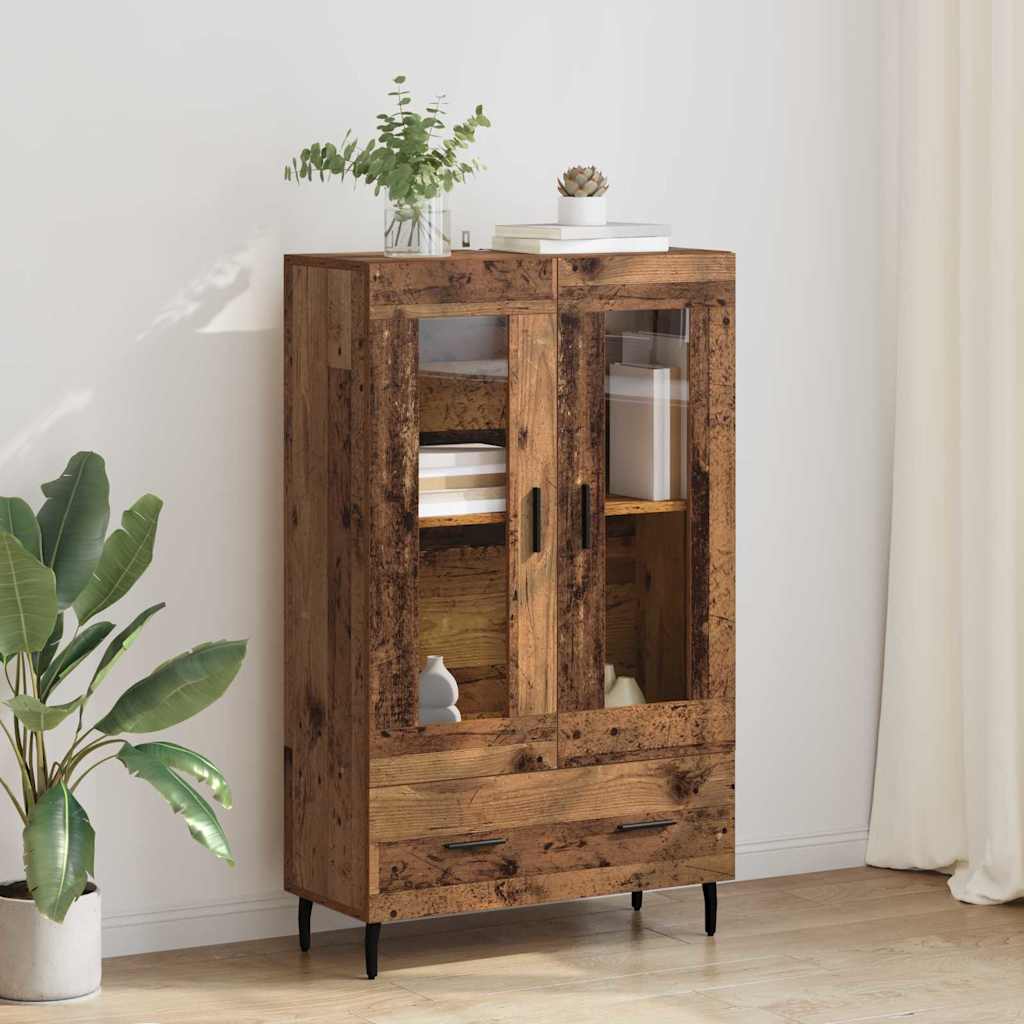 Highboard Gammelt træ 69,5 x 31 x 115 cm Konstrueret træ