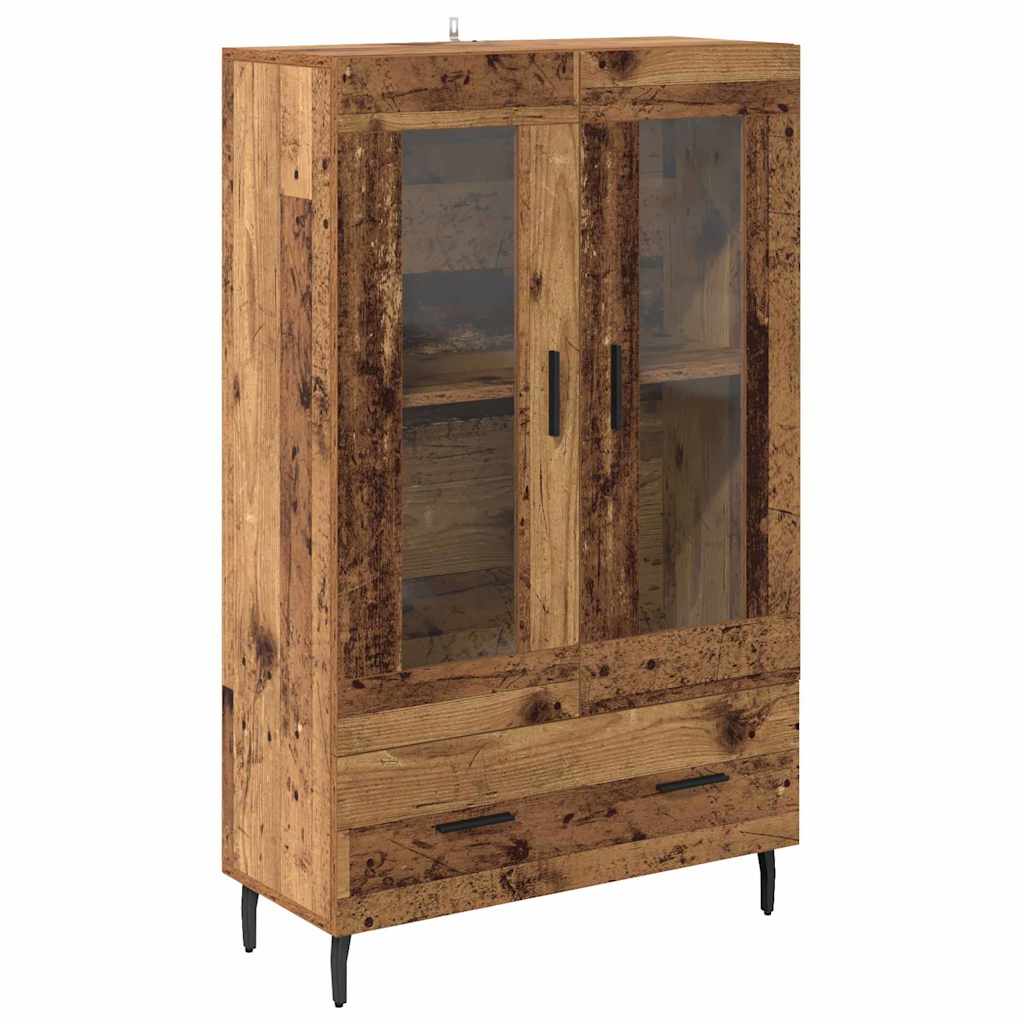 Highboard Gammelt træ 69,5 x 31 x 115 cm Konstrueret træ