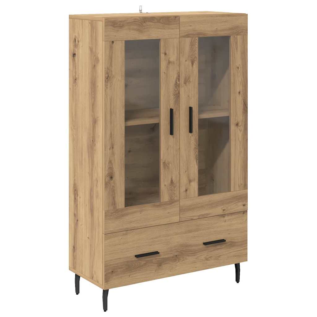 Highboard Artisan Egetræ 69,5 x 31 x 115 cm Konstrueret træ