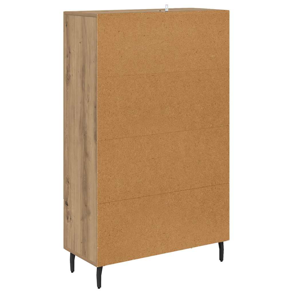 Highboard Artisan Egetræ 69,5 x 31 x 115 cm Konstrueret træ