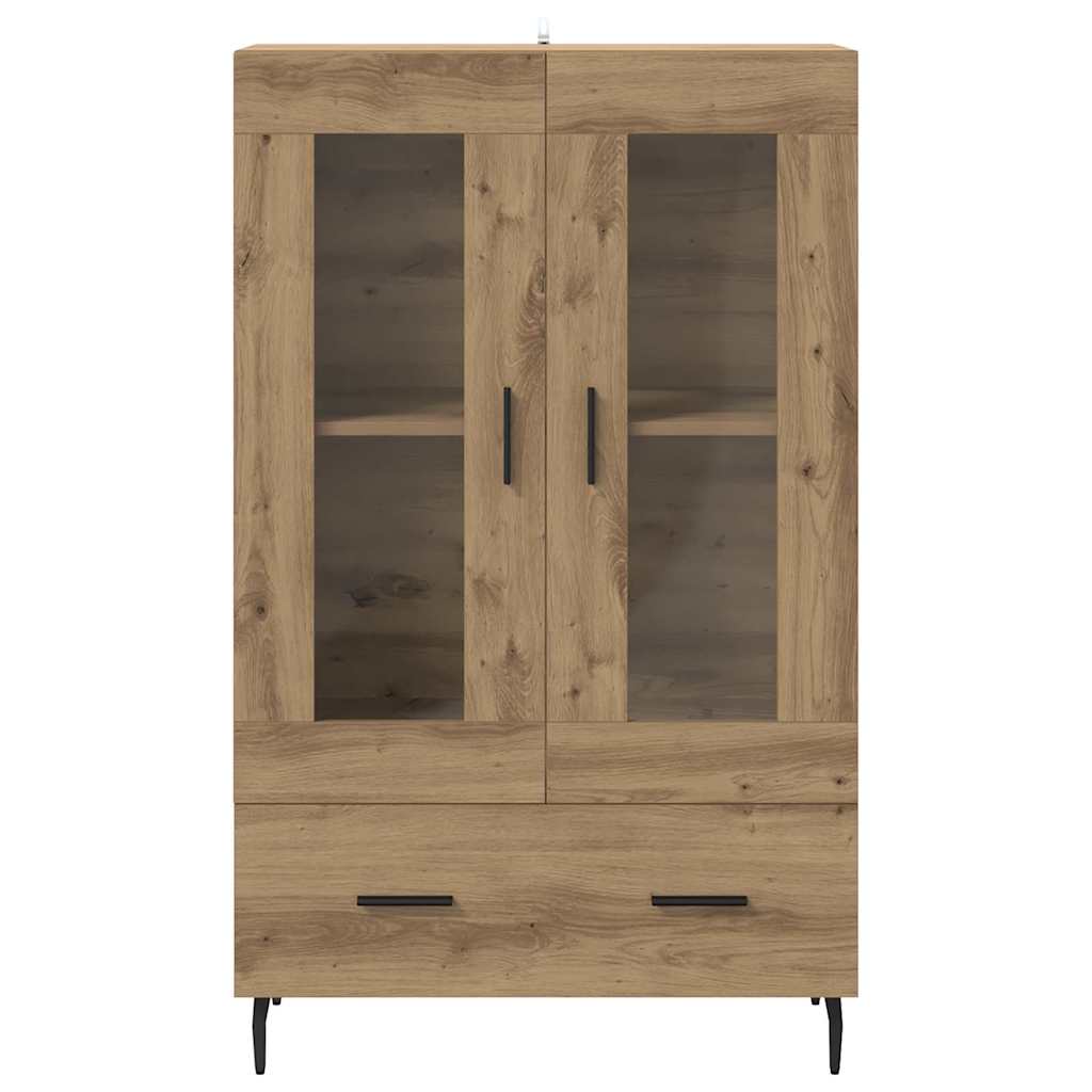 Highboard Artisan Egetræ 69,5 x 31 x 115 cm Konstrueret træ