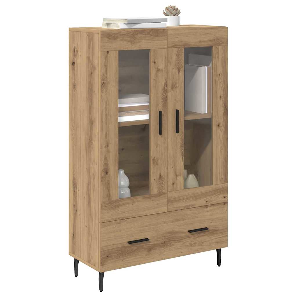 Highboard Artisan Egetræ 69,5 x 31 x 115 cm Konstrueret træ