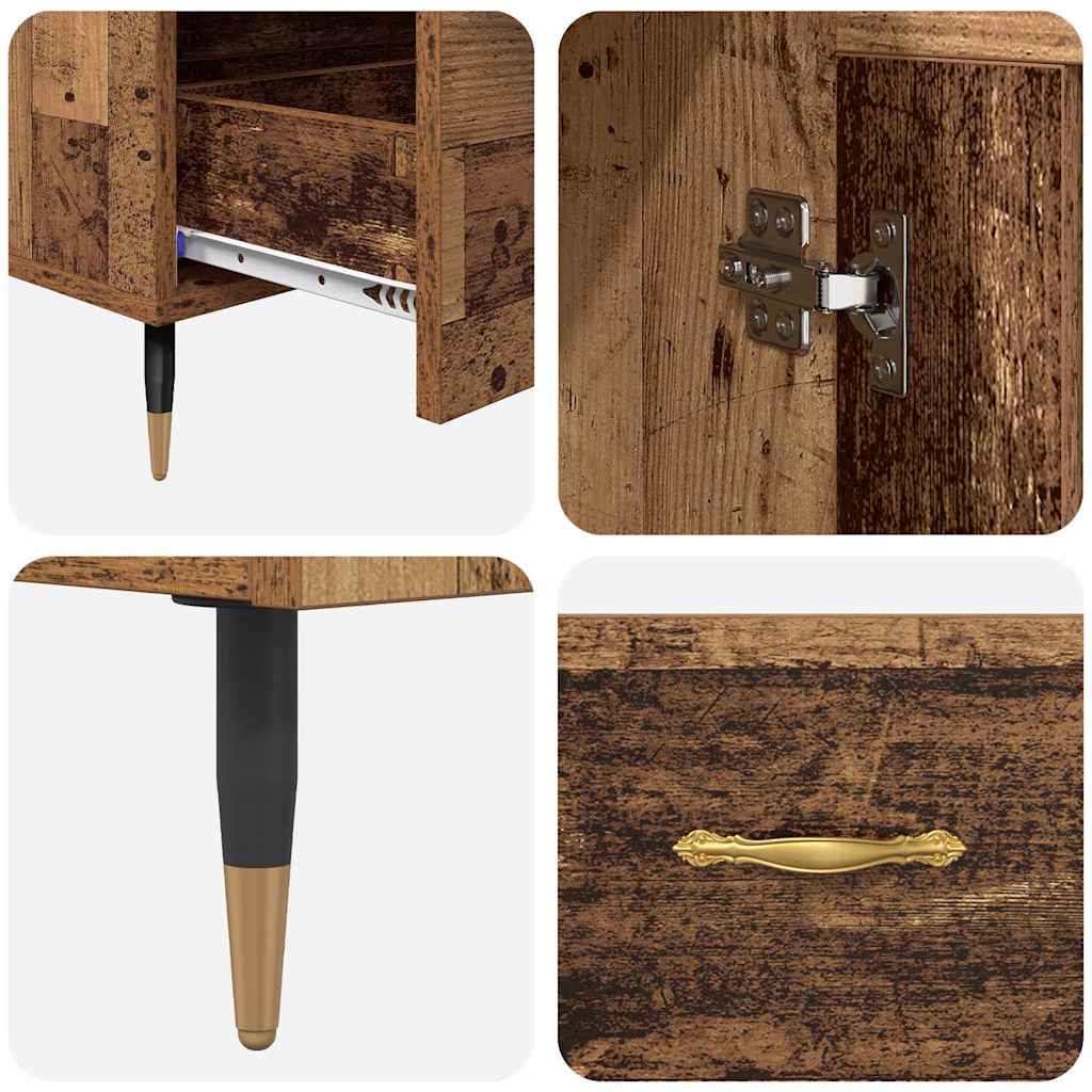 Highboard Gammelt træ 69,5 x 31 x 115 cm Konstrueret træ