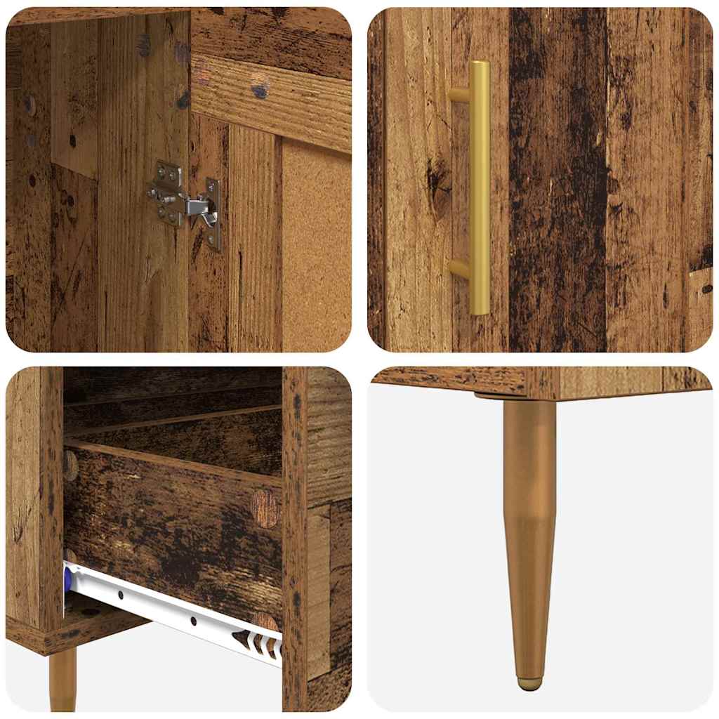 Highboard Gammelt træ 69,5 x 31 x 115 cm Konstrueret træ