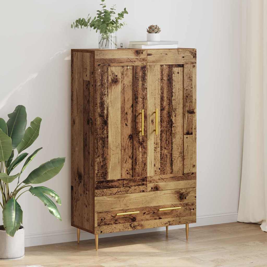 Highboard Gammelt træ 69,5 x 31 x 115 cm Konstrueret træ