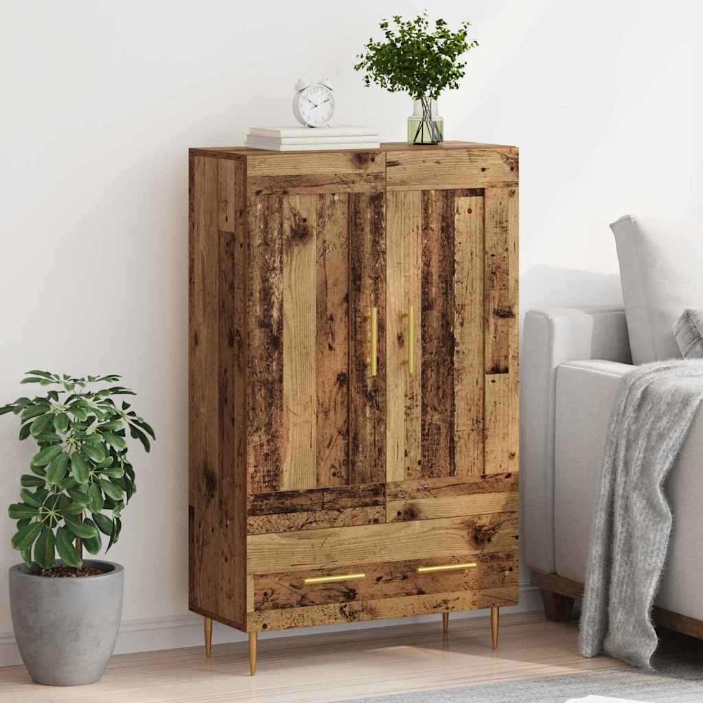 Highboard Gammelt træ 69,5 x 31 x 115 cm Konstrueret træ