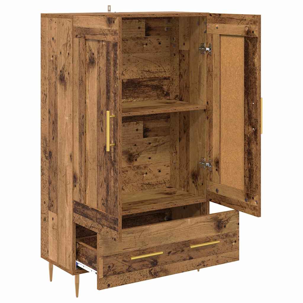 Highboard Gammelt træ 69,5 x 31 x 115 cm Konstrueret træ