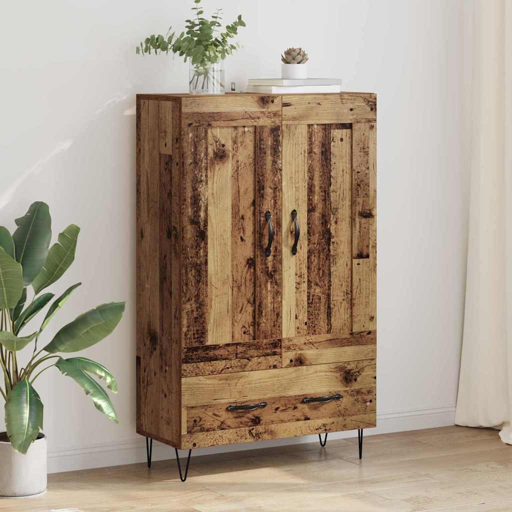 Highboard Gammelt træ 69,5 x 31 x 115 cm Konstrueret træ