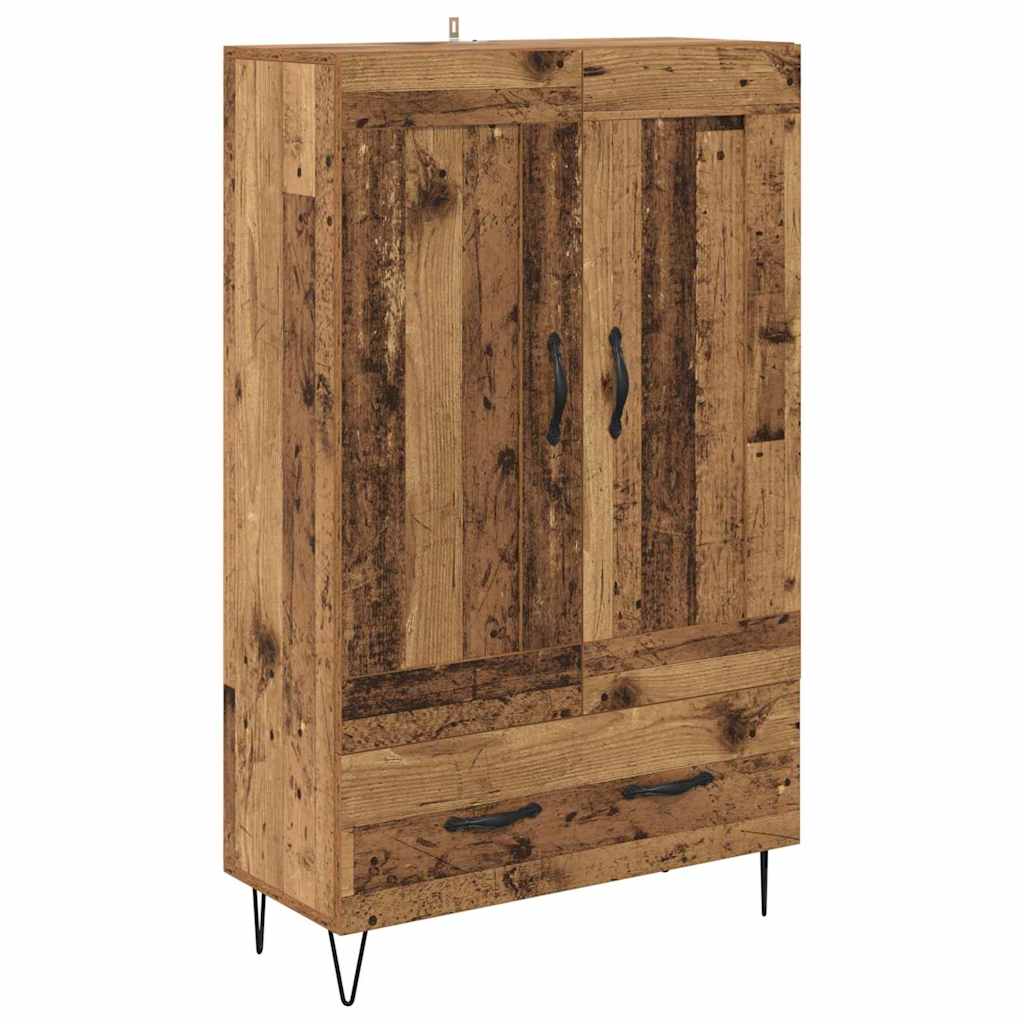 Highboard Gammelt træ 69,5 x 31 x 115 cm Konstrueret træ