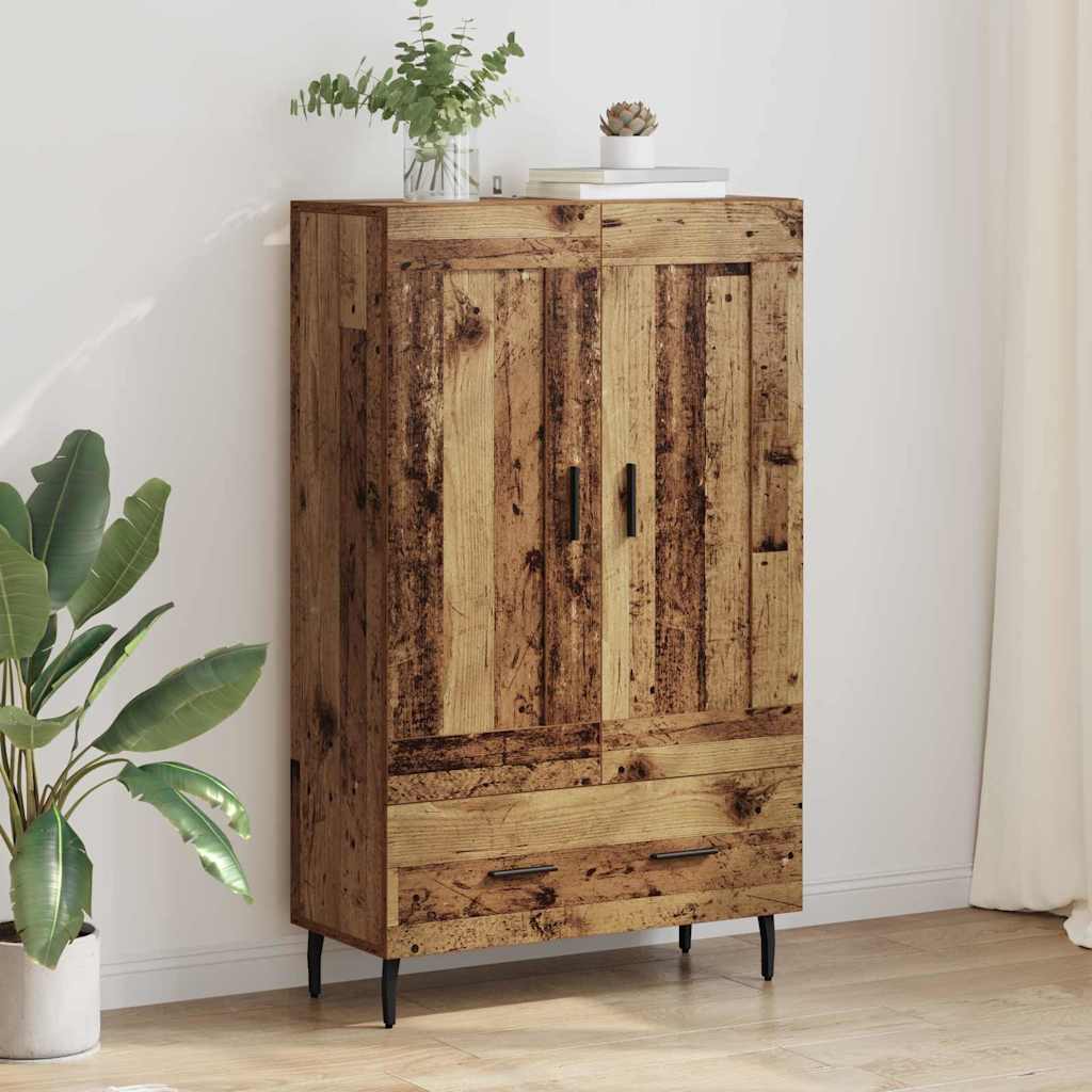 Highboard Gammelt træ 69,5 x 31 x 115 cm Konstrueret træ
