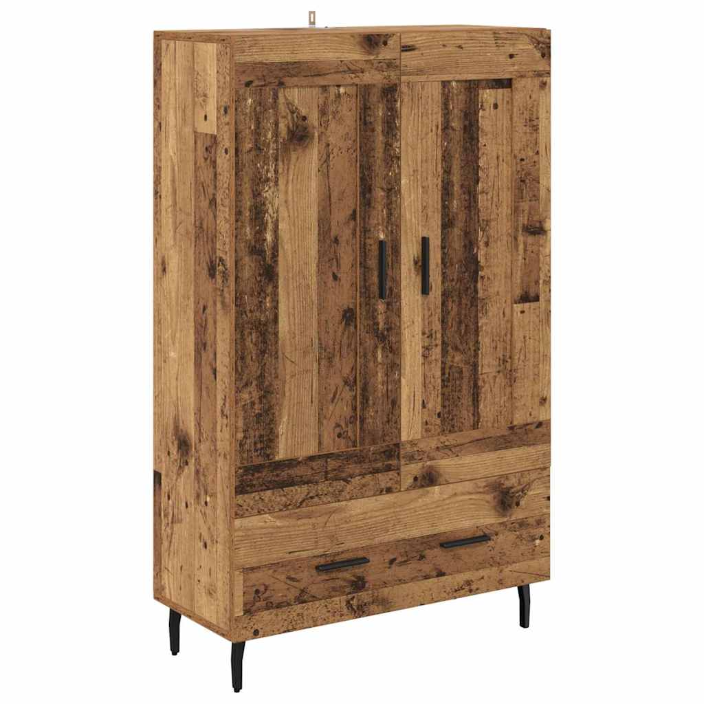 Highboard Gammelt træ 69,5 x 31 x 115 cm Konstrueret træ