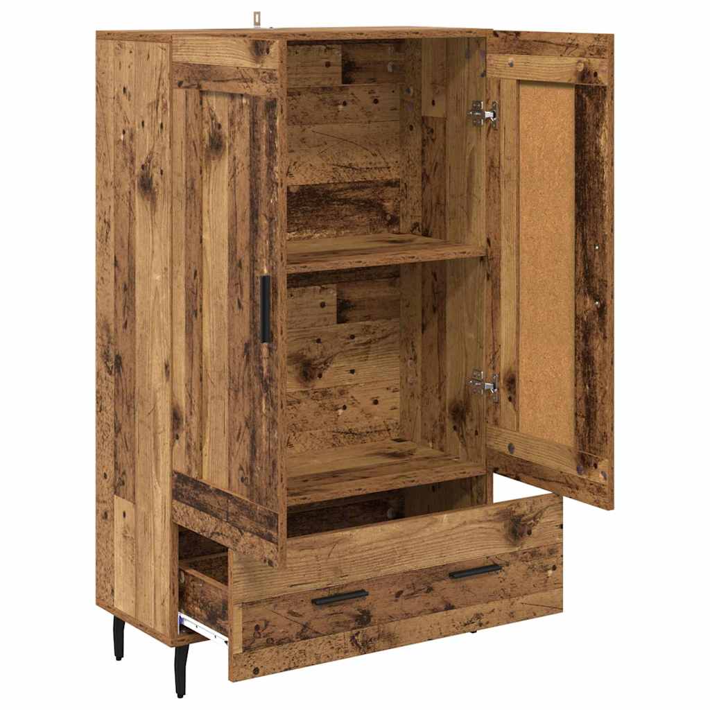 Highboard Gammelt træ 69,5 x 31 x 115 cm Konstrueret træ