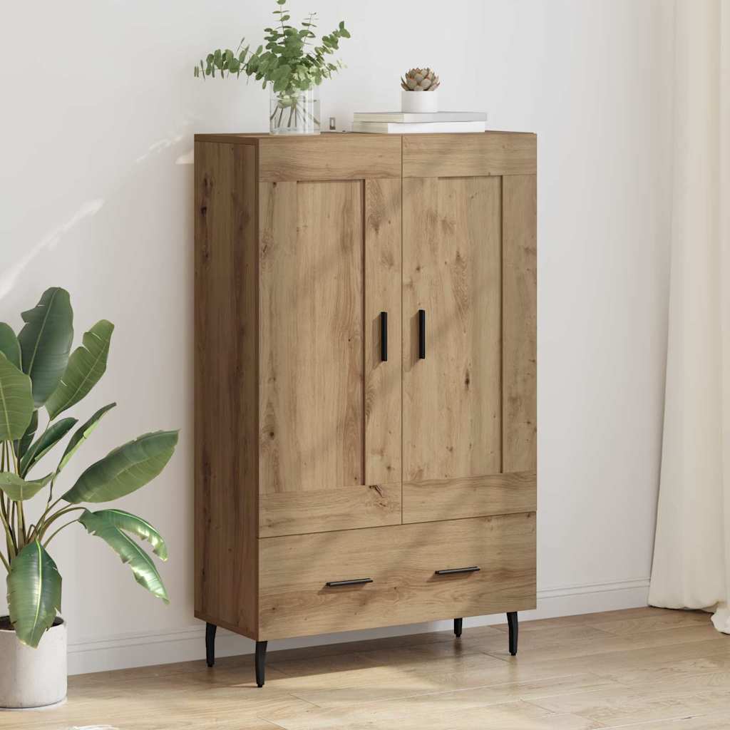 Highboard Artisan Egetræ 69,5 x 31 x 115 cm Konstrueret træ