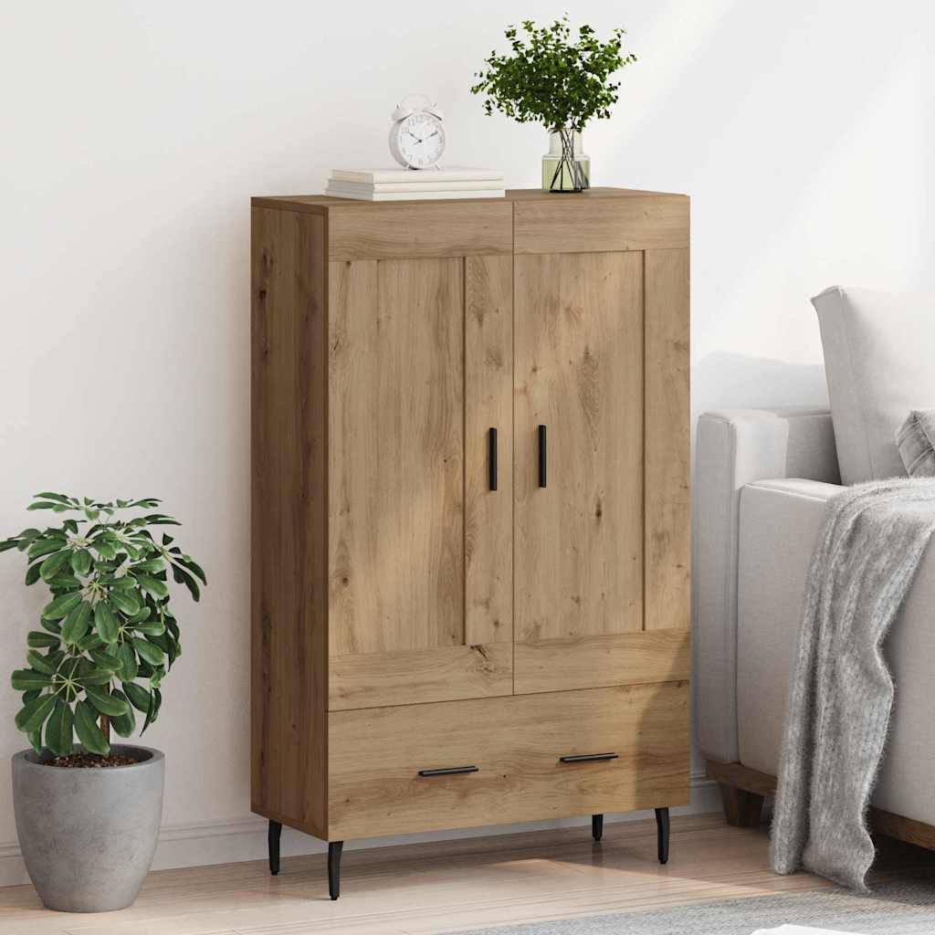 Highboard Artisan Egetræ 69,5 x 31 x 115 cm Konstrueret træ