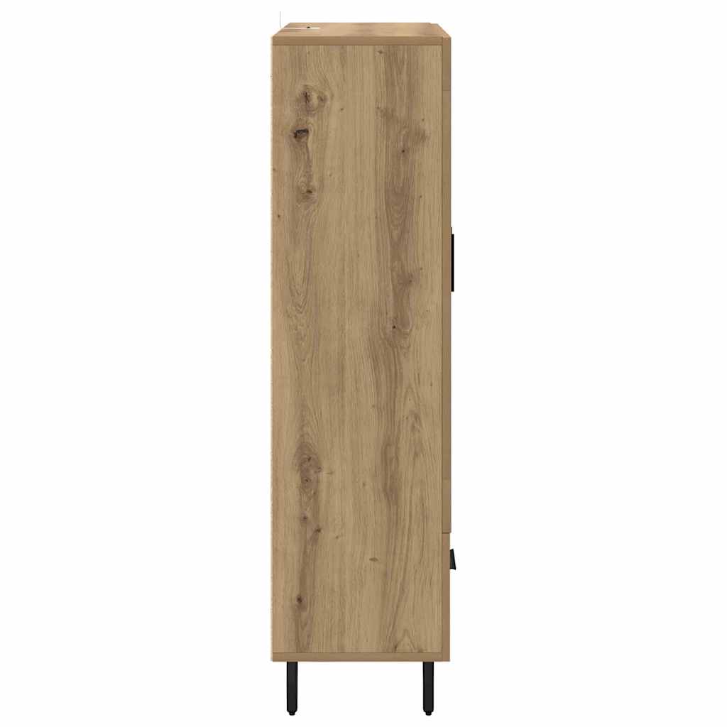 Highboard Artisan Egetræ 69,5 x 31 x 115 cm Konstrueret træ