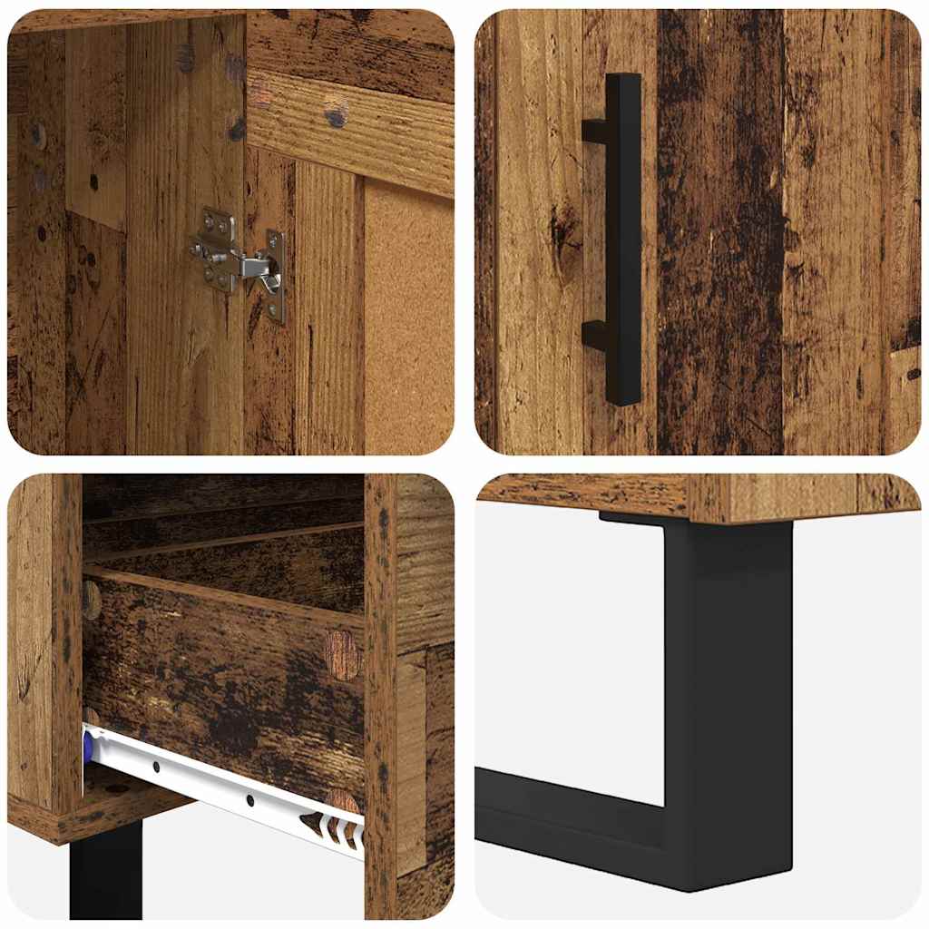 Highboard Gammelt træ 69,5 x 31 x 115 cm Konstrueret træ