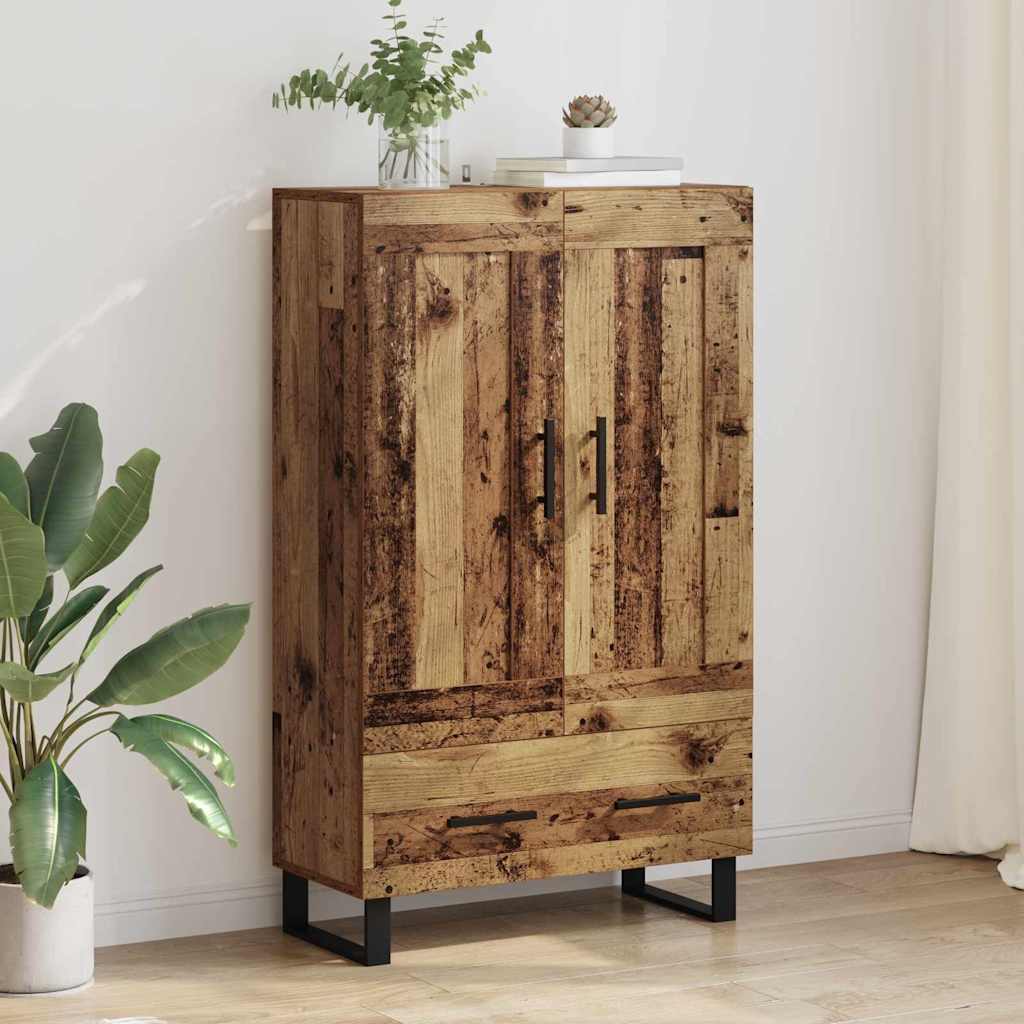 Highboard Gammelt træ 69,5 x 31 x 115 cm Konstrueret træ