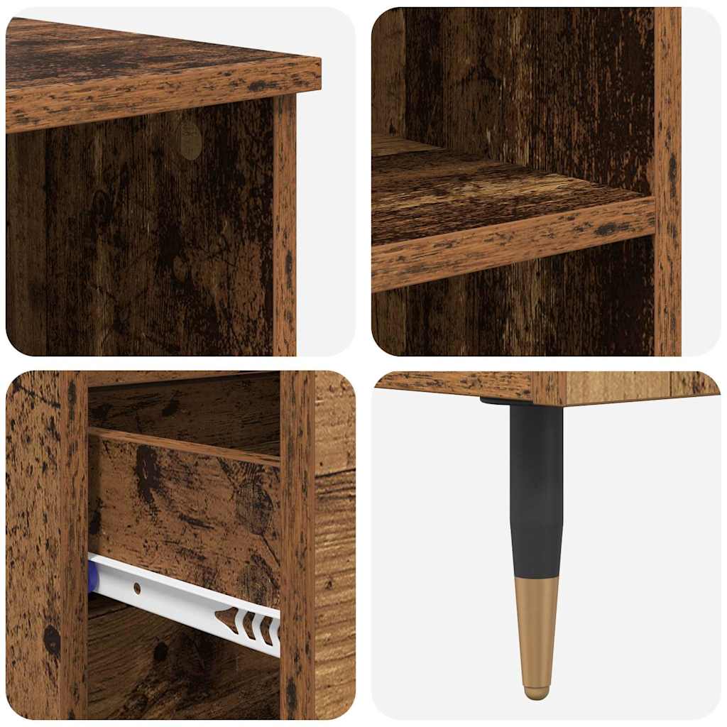 Highboard Gammelt træ 40 x 36 x 110 cm Konstrueret træ