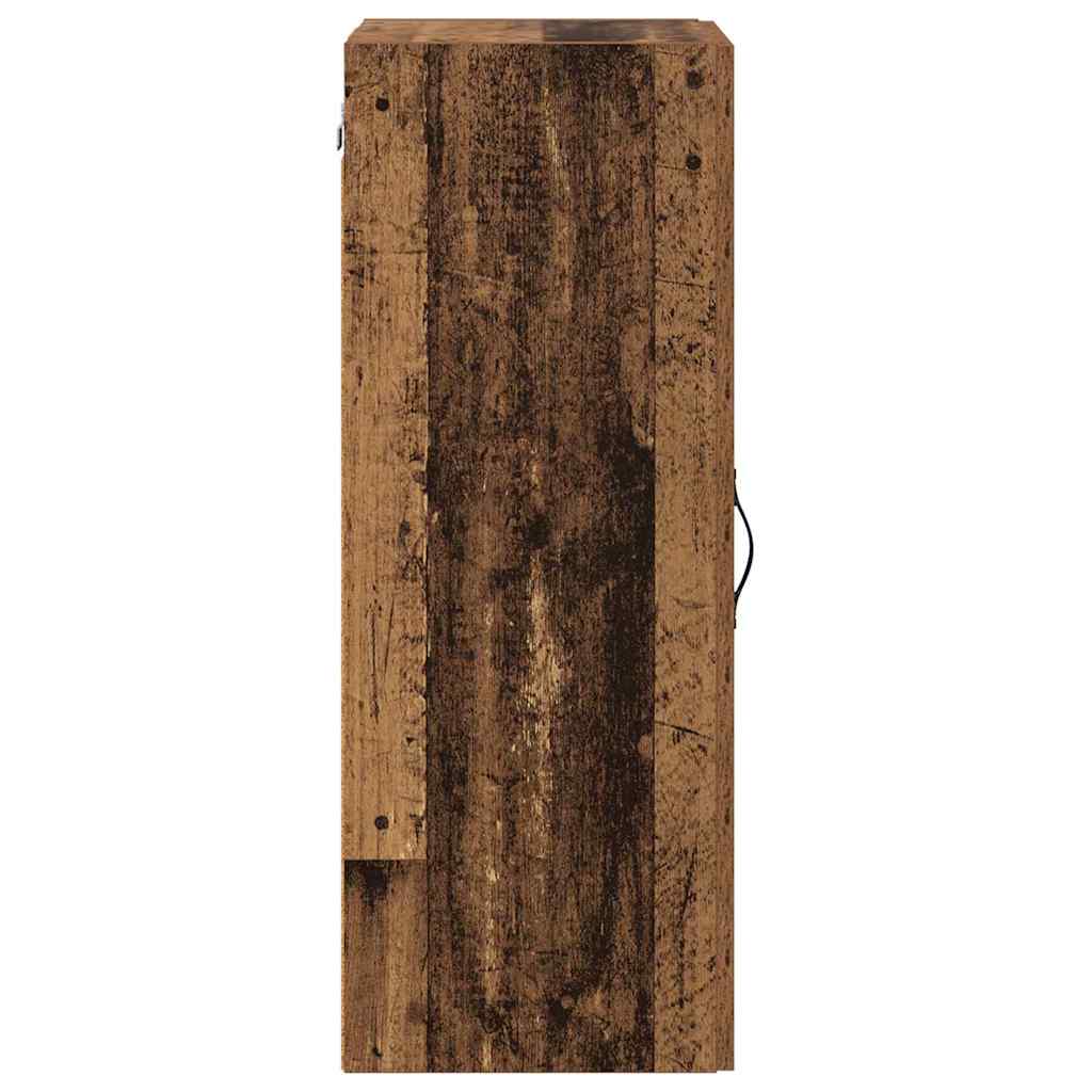 Vægskab Gammelt træ 34,5 x 34 x 90 cm Konstrueret træ