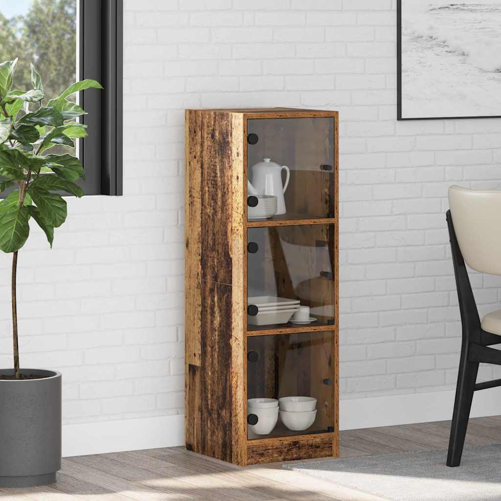 Highboard Gammelt træ 35 x 37 x 109 cm Konstrueret træ