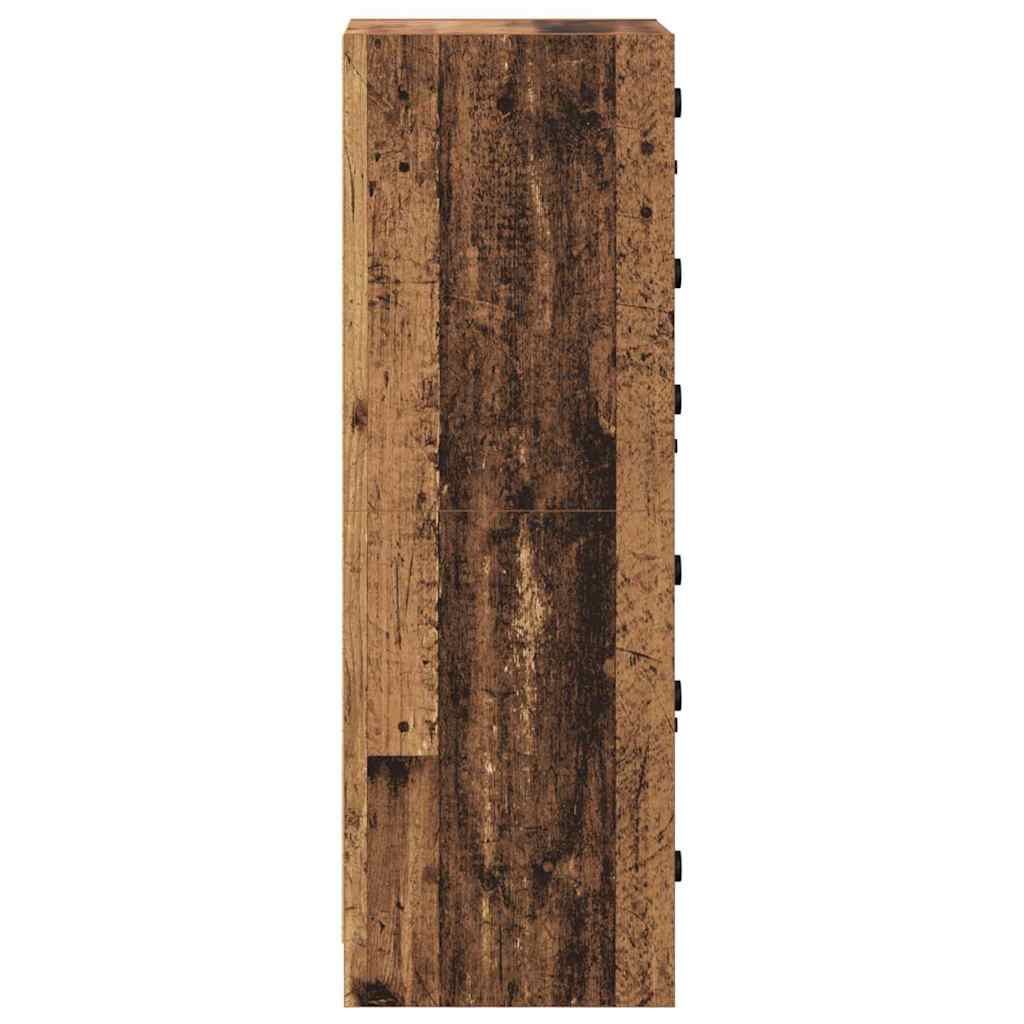 Highboard Gammelt træ 35 x 37 x 109 cm Konstrueret træ