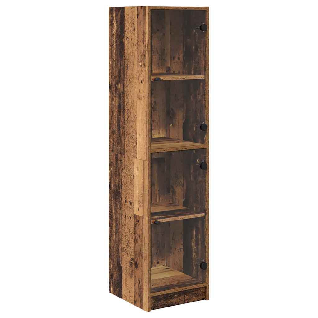 Highboard Gammelt træ 35 x 37 x 142 cm Konstrueret træ