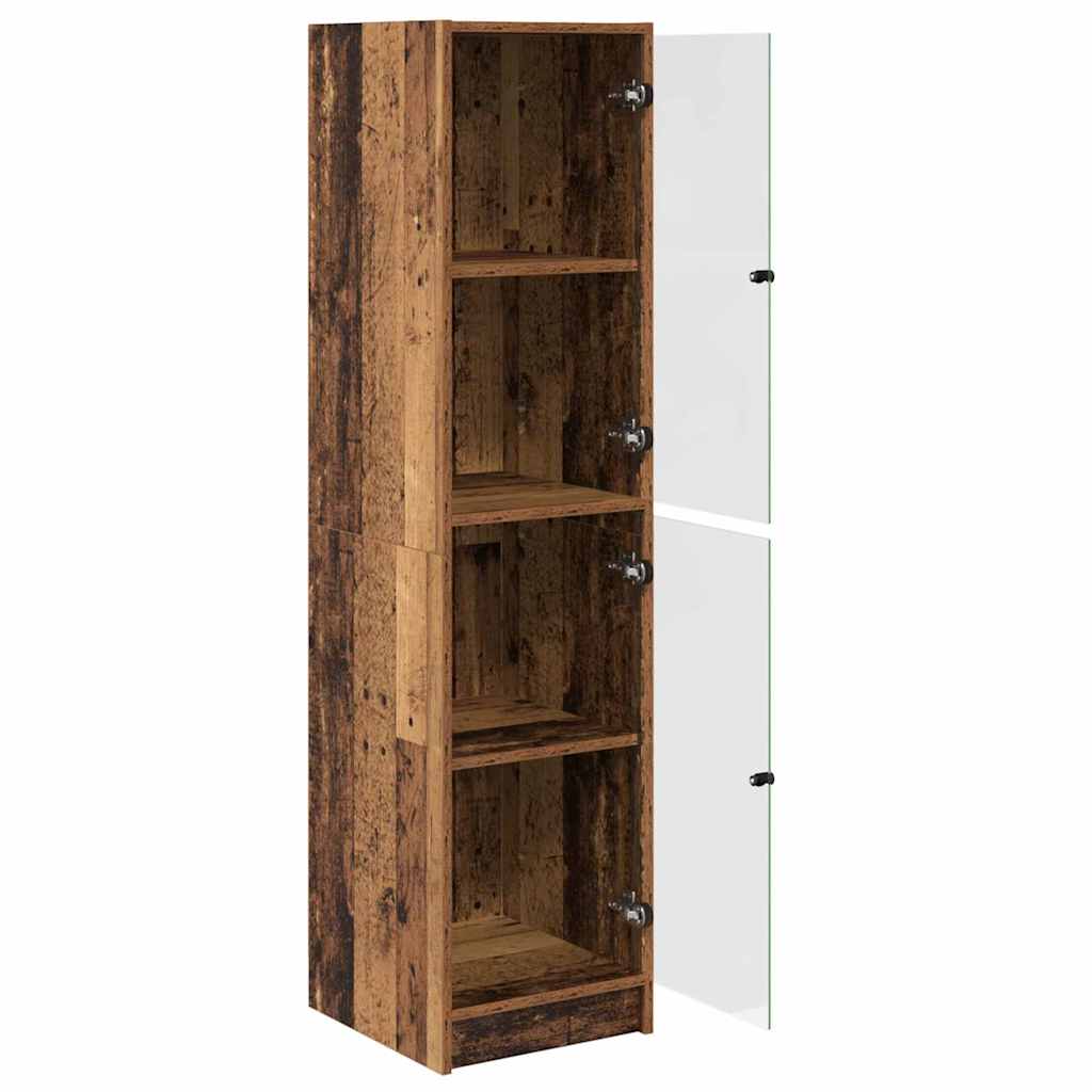 Highboard Gammelt træ 35 x 37 x 142 cm Konstrueret træ