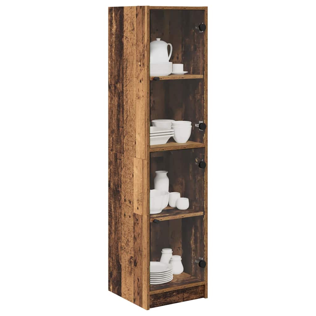 Highboard Gammelt træ 35 x 37 x 142 cm Konstrueret træ