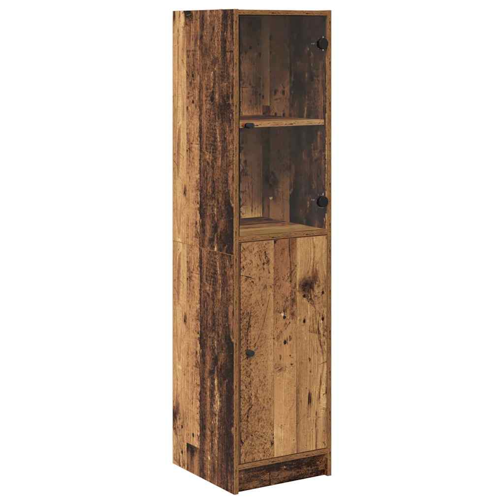 Highboard Gammelt træ 35 x 37 x 142 cm Konstrueret træ