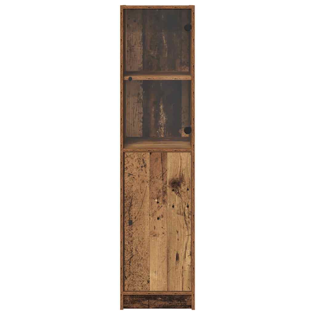 Highboard Gammelt træ 35 x 37 x 142 cm Konstrueret træ