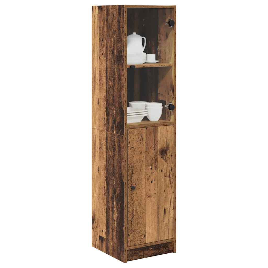 Highboard Gammelt træ 35 x 37 x 142 cm Konstrueret træ