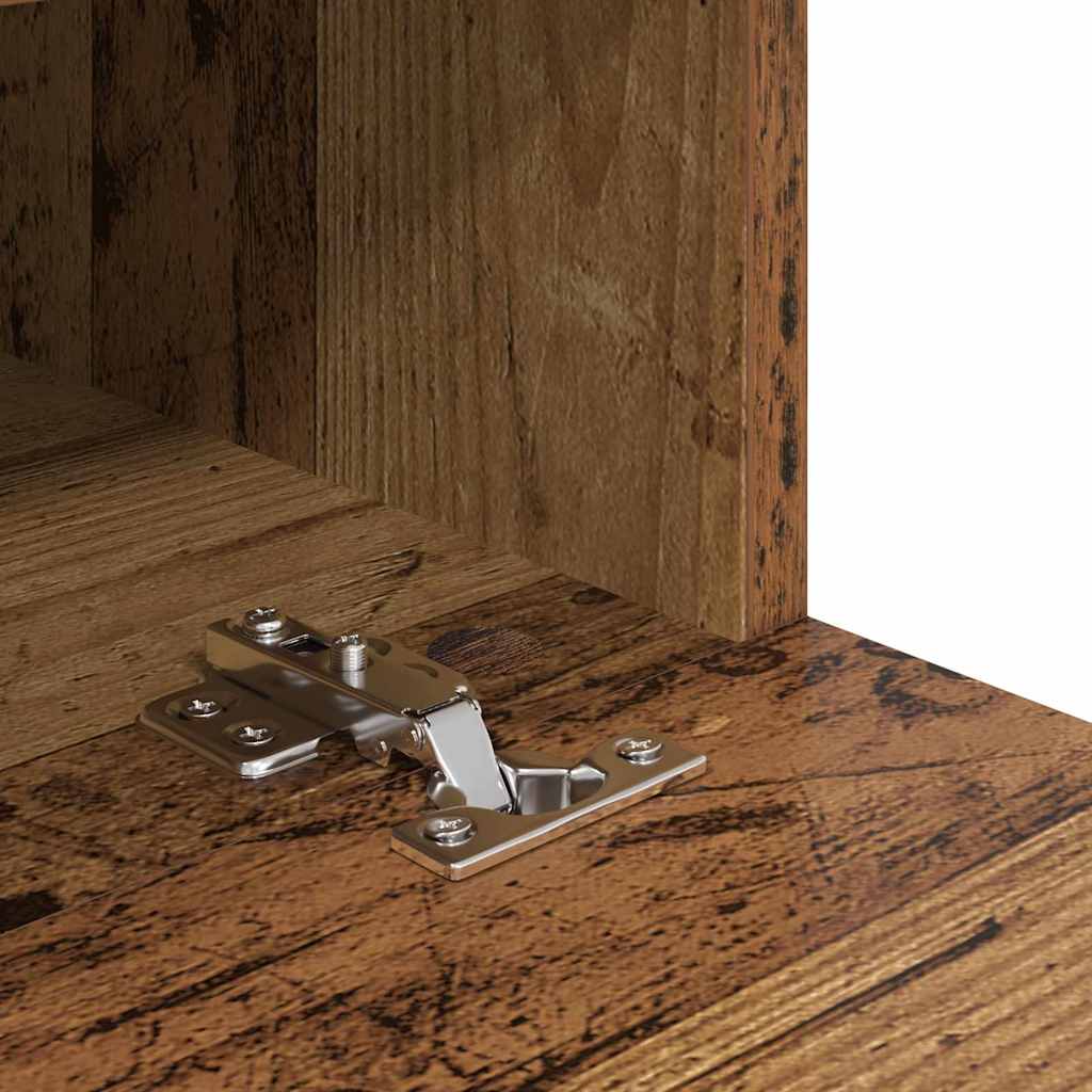 TV Væghylder 2 pcs Gammelt træ 80 x 30 x 30 cm Konstrueret træ