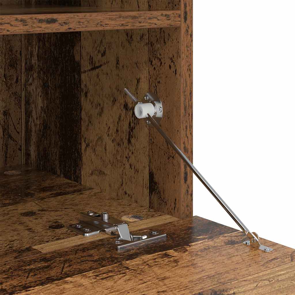 TV vægskab Gammelt træ 80 x 30 x 40 cm Konstrueret træ