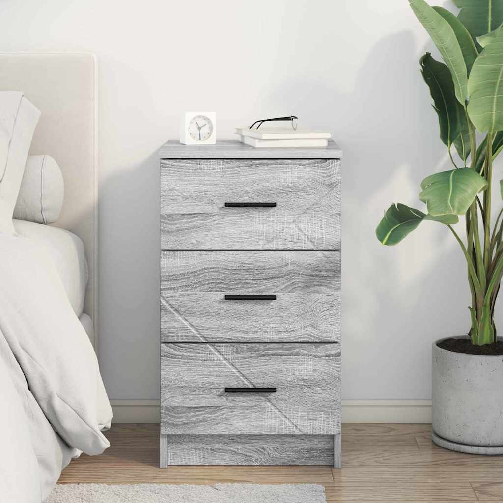Natskab Grå sonoma-eg 38 x 38 x 66 cm Konstrueret træ