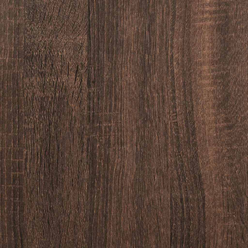Natskab med skuffe Brun eg 38 x 38 x 66 cm Konstrueret træ