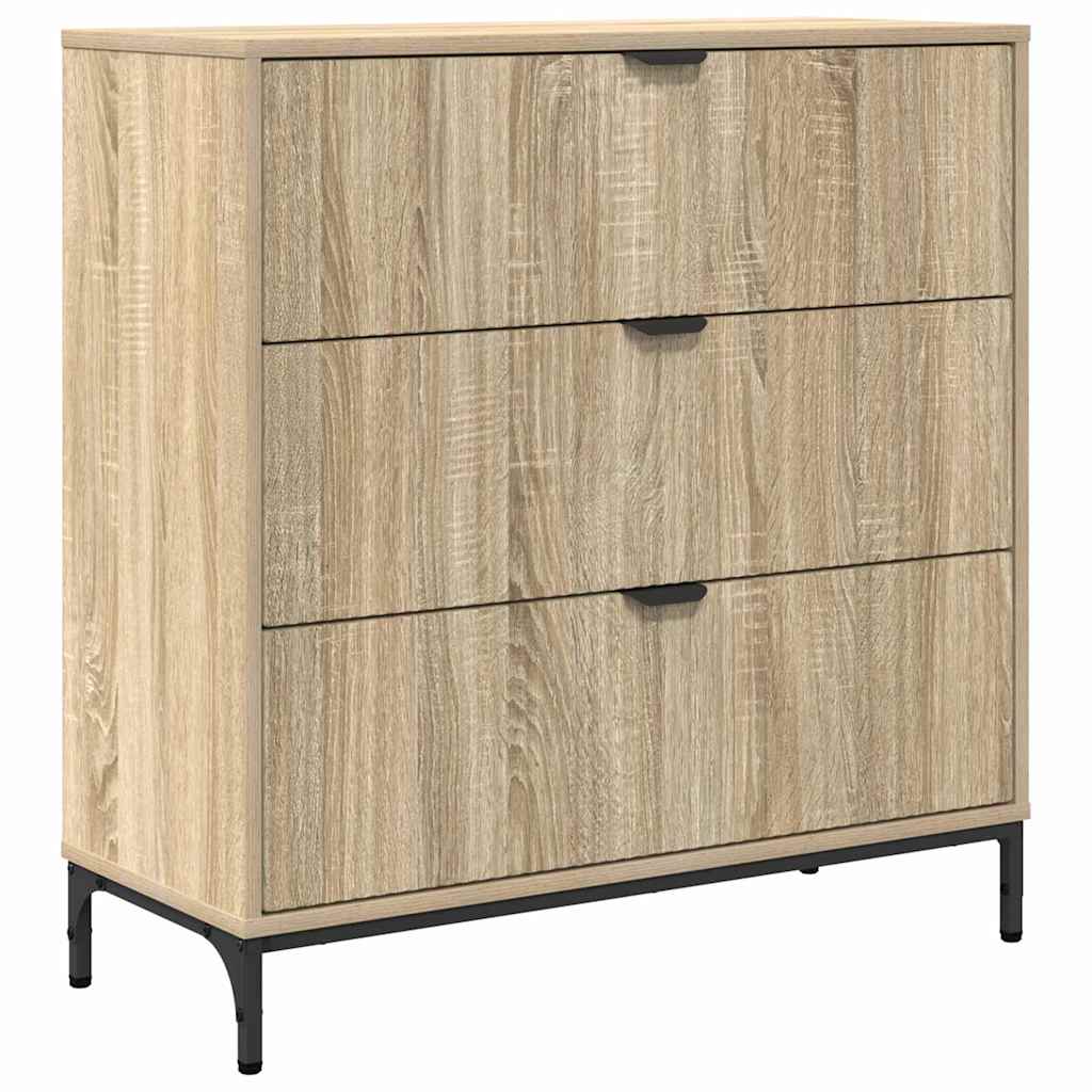 Sideboard Sonoma-eg 79,5 x 33 x 82 cm Konstrueret træ