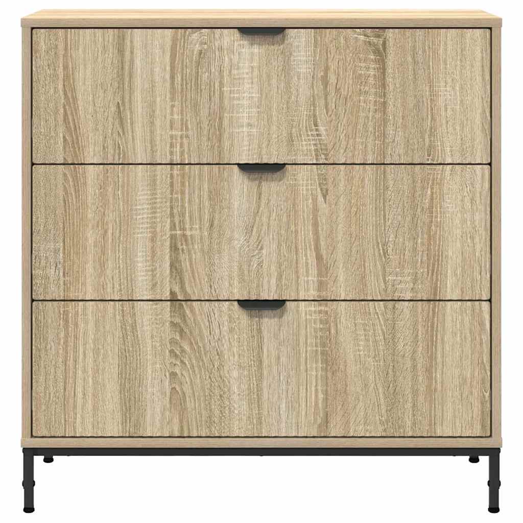 Sideboard Sonoma-eg 79,5 x 33 x 82 cm Konstrueret træ